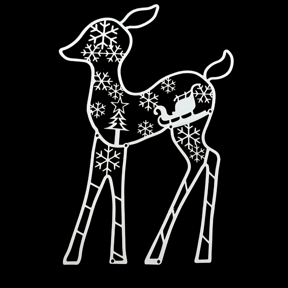Colverro™ Lighted Reindeer and Sleigh Christmas Display with 240 LEDs