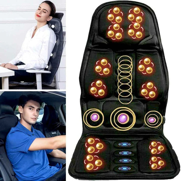 Colverro™ Vibration Massage Seat Cushion with Heated Neck Pillow