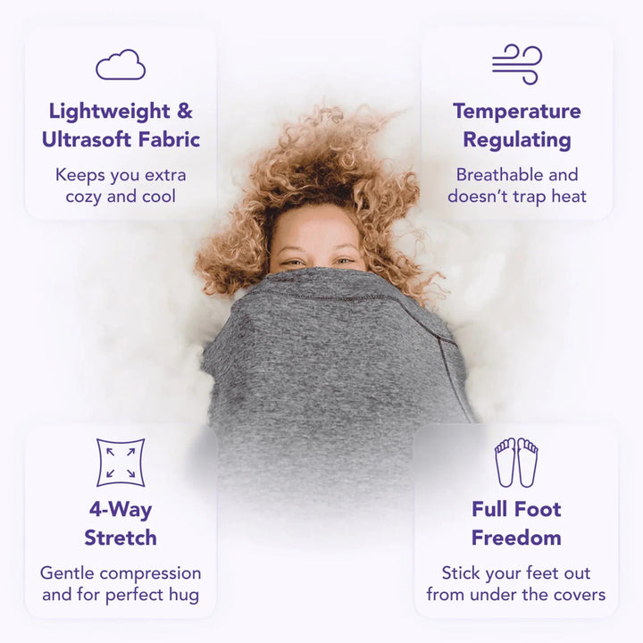Colverro™ Wearable Adult Swaddle Blanket with Gentle Hug-Like Pressure