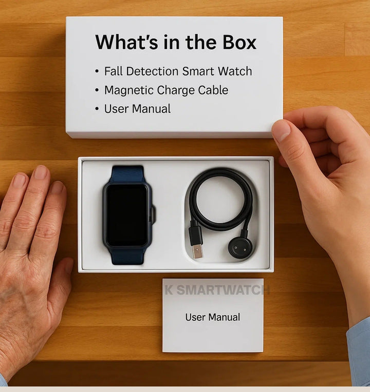 Colverro™ Fall Detection Smartwatch for Seniors with GPS and SOS Calling
