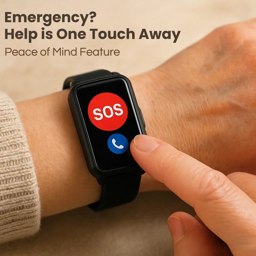 Colverro™ Fall Detection Smartwatch for Seniors with GPS and SOS Calling