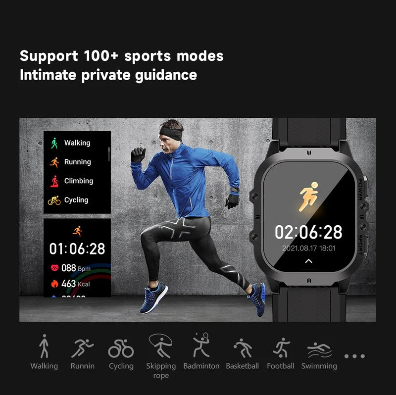 Colverro™ Waterproof Swim Smartwatch with Built-In Fitness Tracker