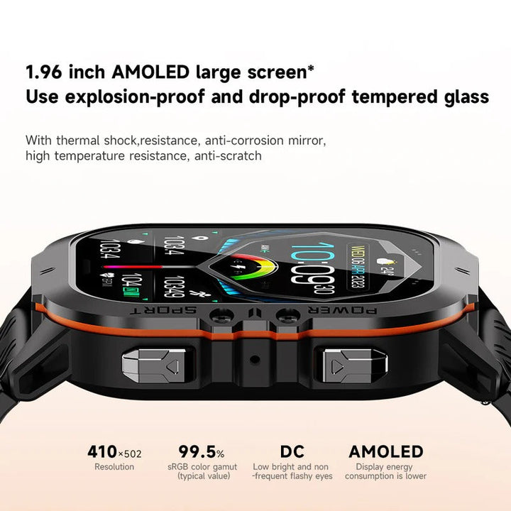 Colverro™ Waterproof Swim Smartwatch with Built-In Fitness Tracker
