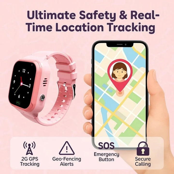 Colverro™ Kids GPS Smart Watch with SOS Button and Two-Way Calling