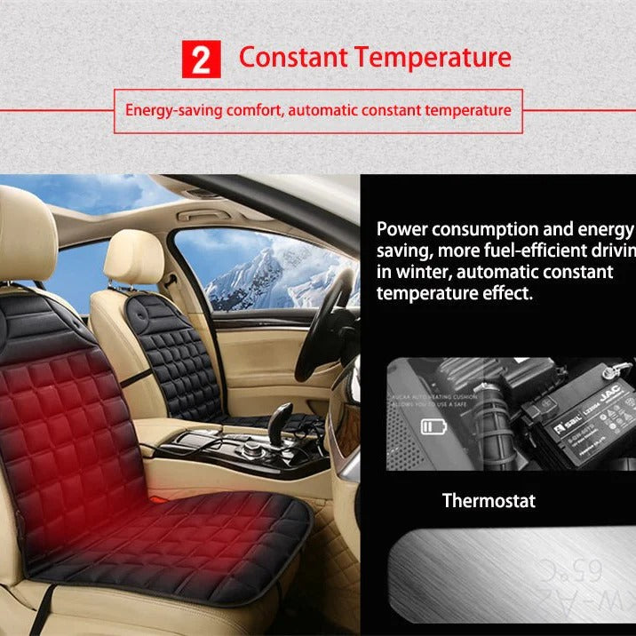 Colverro™ Heated Car Seat Cushion with Smart Auto Shut-Off