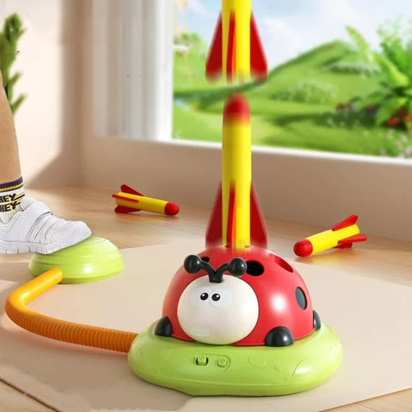 Colverro™ 3-in-1 Active Play Set with Jump Pad, Ring Toss and Rocket