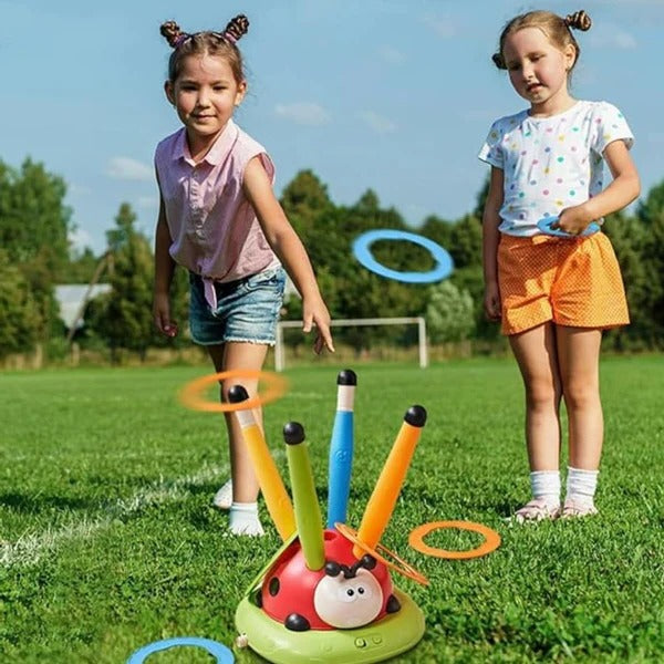 Colverro™ 3-in-1 Active Play Set with Jump Pad, Ring Toss and Rocket