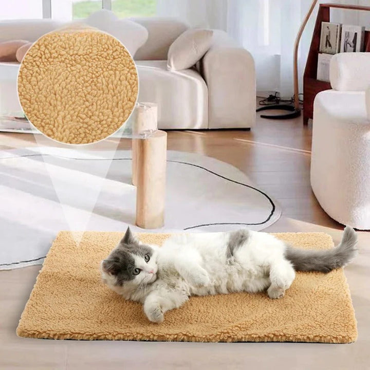 Colverro™ Self-Warming Pet Pad for Cats and Dogs in Plush Faux Fur