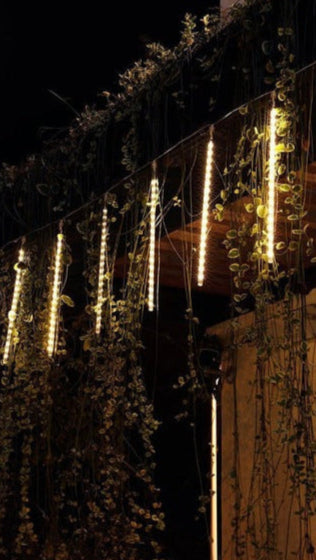 Colverro™ LED Icicle Lights with Falling Snow Effect, 8 Tubes