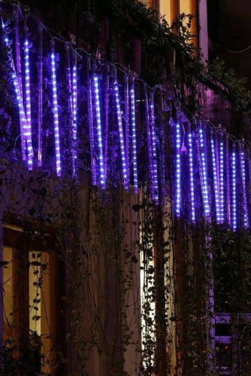 Colverro™ LED Icicle Lights with Falling Snow Effect, 8 Tubes
