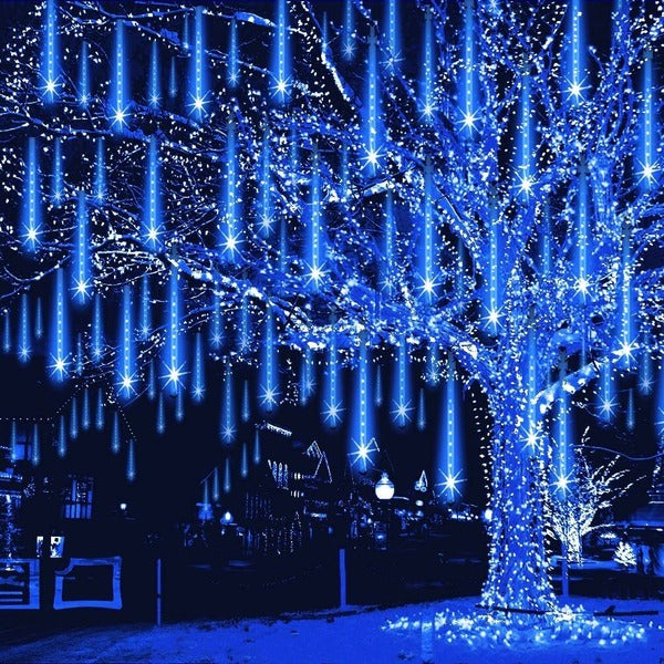 Colverro™ LED Icicle Lights with Falling Snow Effect, 8 Tubes