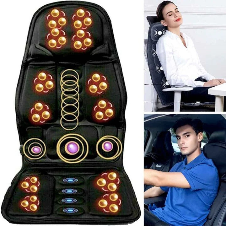 Colverro™ Shiatsu Full Back Massage Cushion with Heat &amp; Neck Support