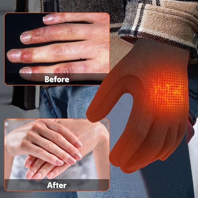 Colverro™ Ultra-Thin Heated Glove Liners with Touchscreen Fingertips
