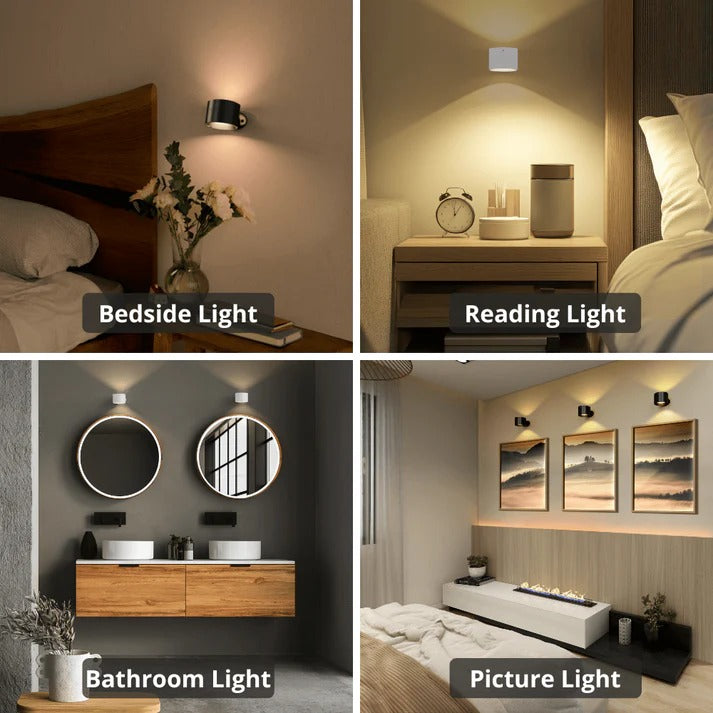 Colverro™ Rechargeable LED Wall Light with 360° Magnetic Mount