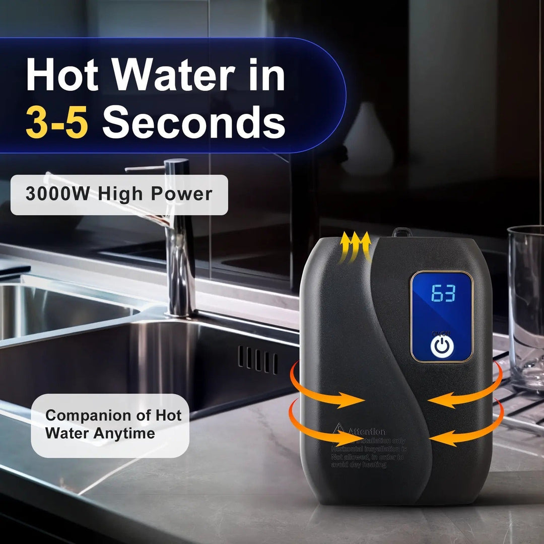 Colverro™ Electric Tankless Water Heater with LED Display and Sensors