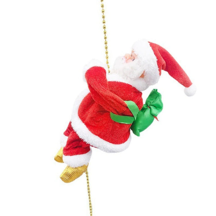 Colverro™ Climbing Santa Christmas Decoration With Lights and Music