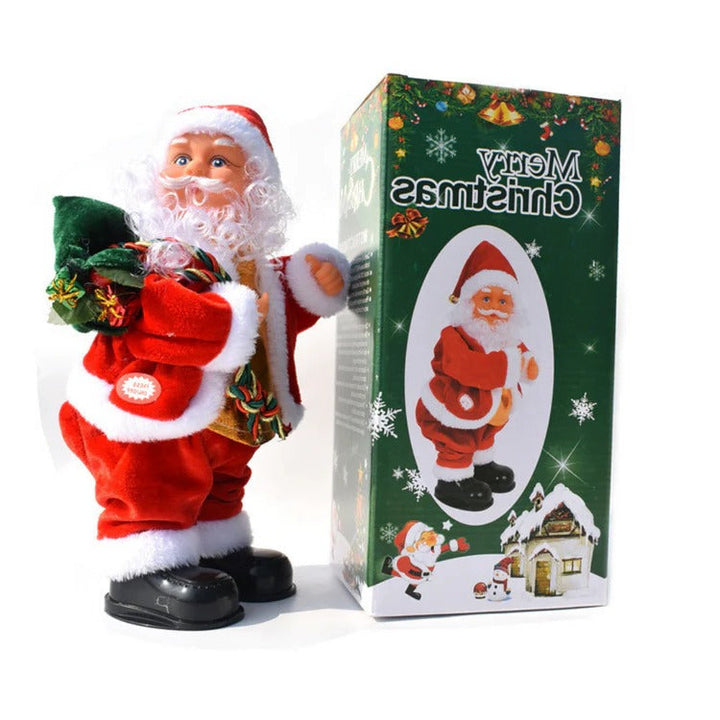 Colverro™ Climbing Santa Christmas Decoration With Lights and Music