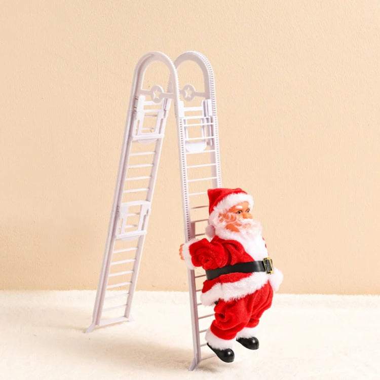 Colverro™ Climbing Santa Christmas Decoration With Lights and Music