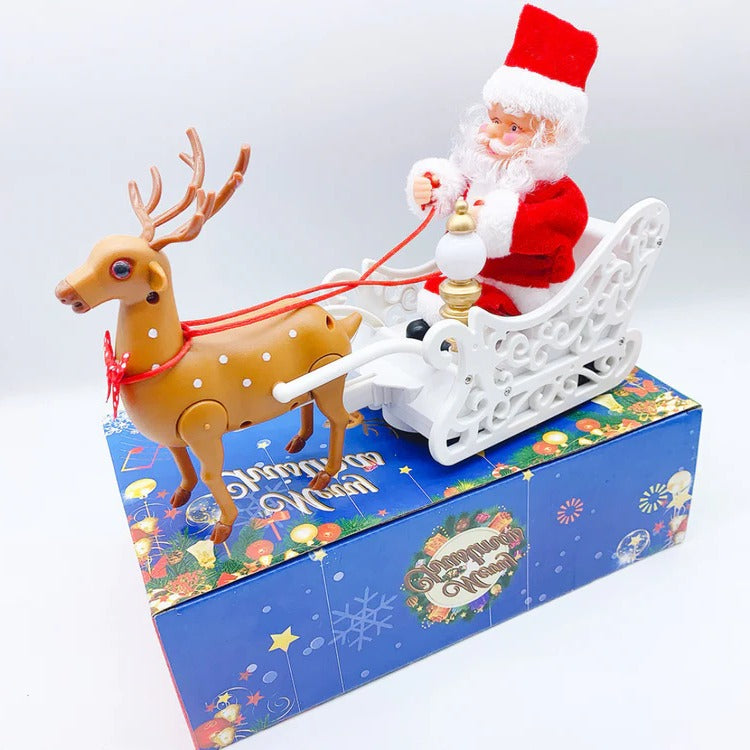 Colverro™ Climbing Santa Christmas Decoration With Lights and Music