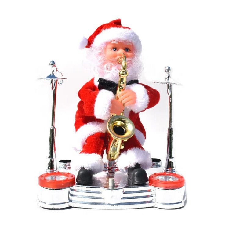 Colverro™ Climbing Santa Christmas Decoration With Lights and Music