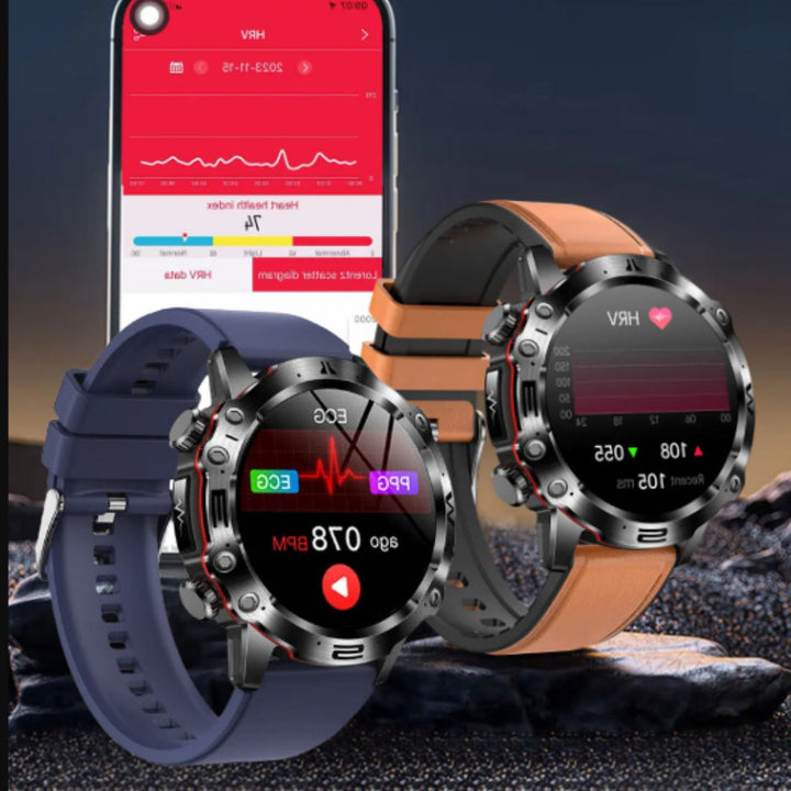 Colverro™ Bluetooth Smartwatch with Call Function, Fitness Tracking and Alerts