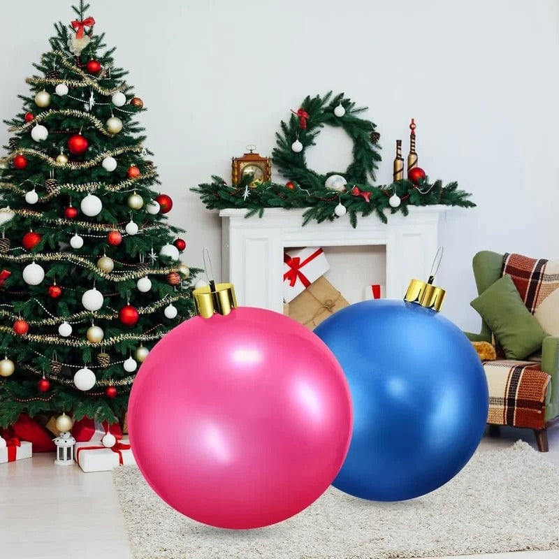 Colverro™ Giant Inflatable Christmas Ball Ornament for Yard and Indoors