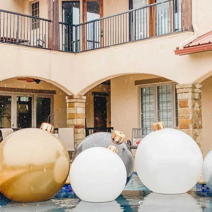 Colverro™ Giant Inflatable Christmas Ball Ornament for Yard and Indoors
