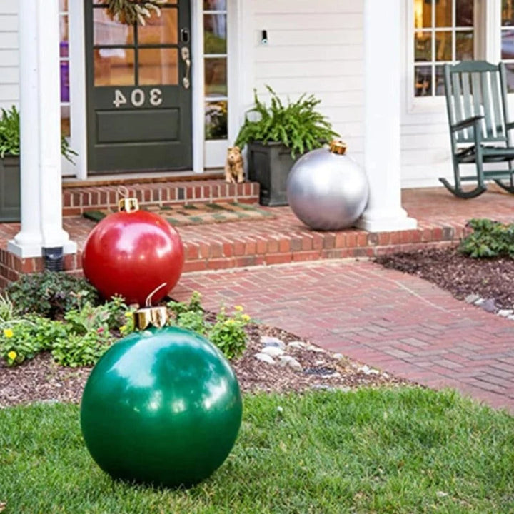 Colverro™ Giant Inflatable Christmas Ball Ornament for Yard and Indoors