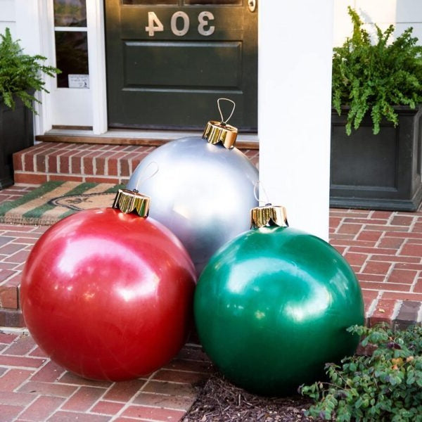 Colverro™ Giant Inflatable Christmas Ball Ornament for Yard and Indoors