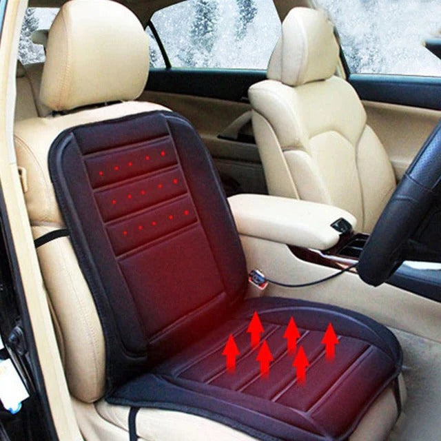 Colverro™ 12V Heated Car Seat Cover with Adjustable Heat Settings