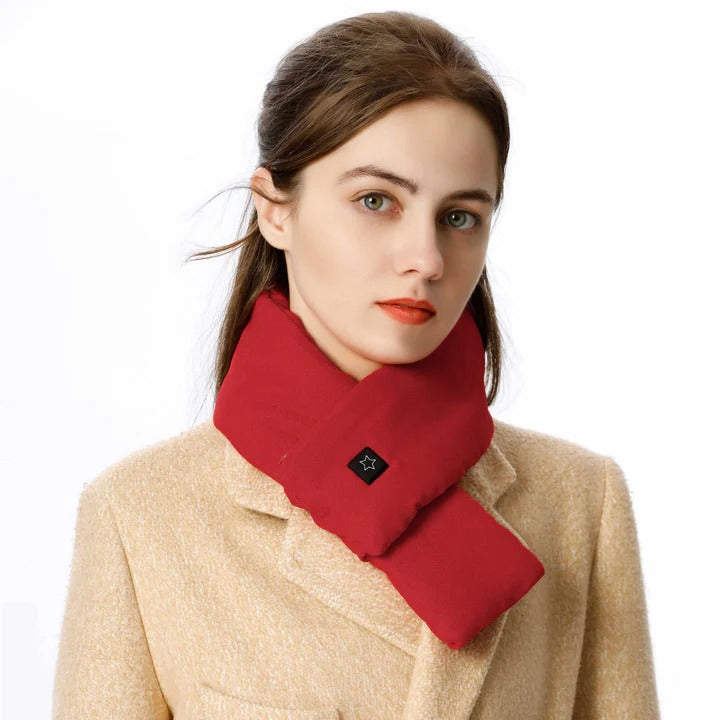Colverro™ Heated Neck Scarf with 3 Heat Settings and USB Power