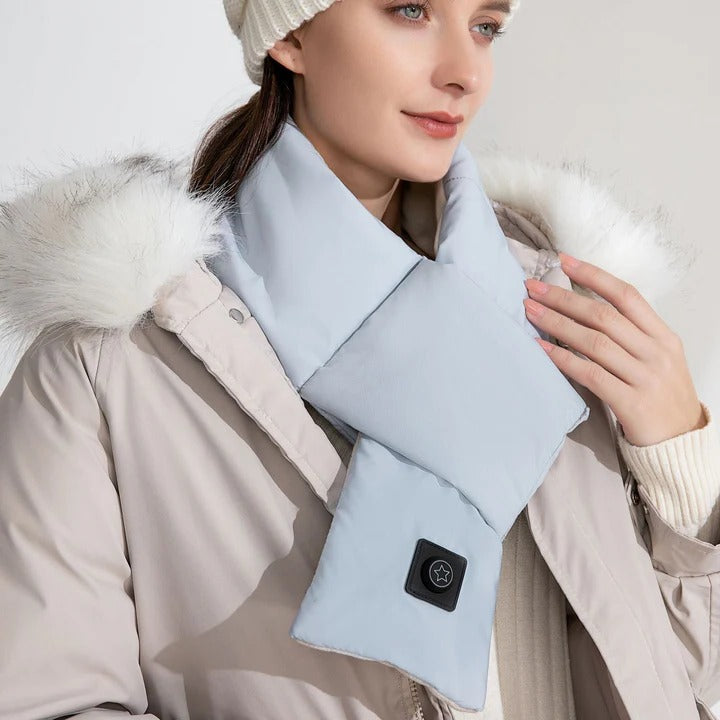 Colverro™ Heated Neck Scarf with 3 Heat Settings and USB Power