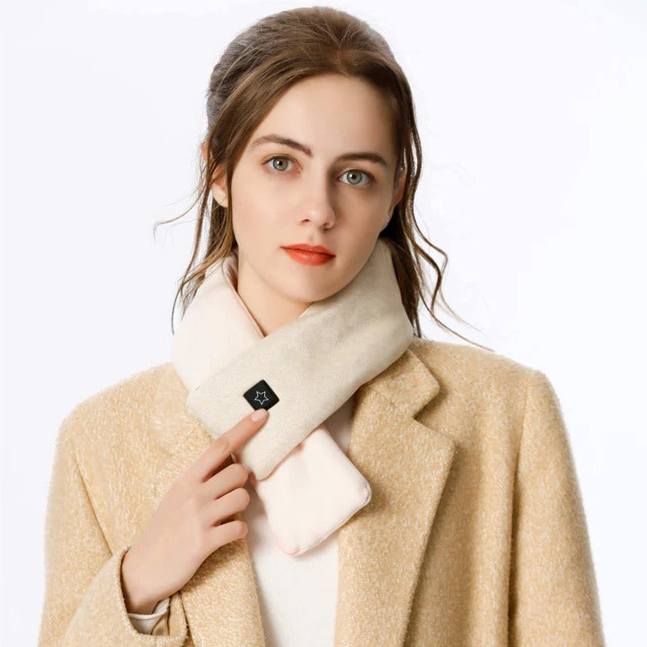 Colverro™ Heated Neck Scarf with 3 Heat Settings and USB Power