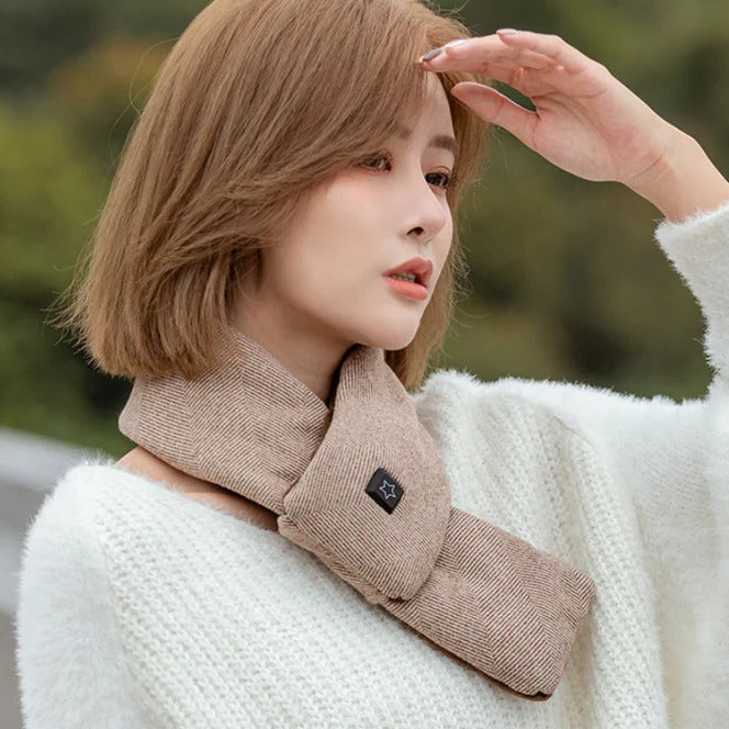 Colverro™ Heated Neck Scarf with 3 Heat Settings and USB Power