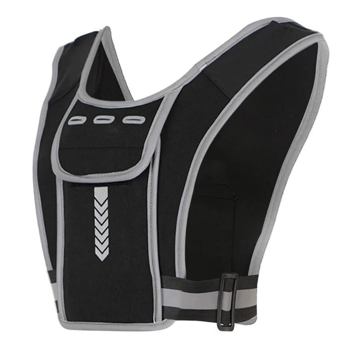 Colverro™ Reflective Running Vest with Phone Chest Pocket