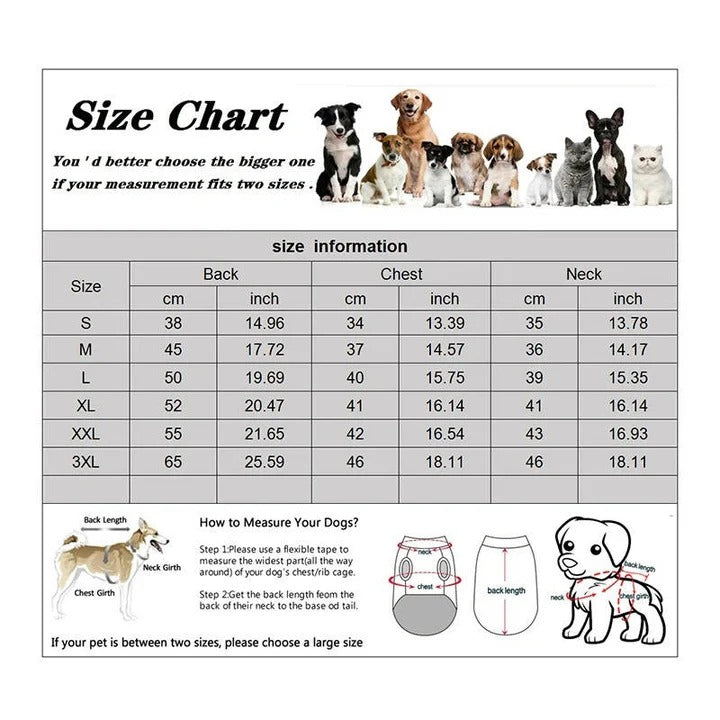 Colverro™ Windproof Waterproof Dog Coat with Warm Lining and Reflectors