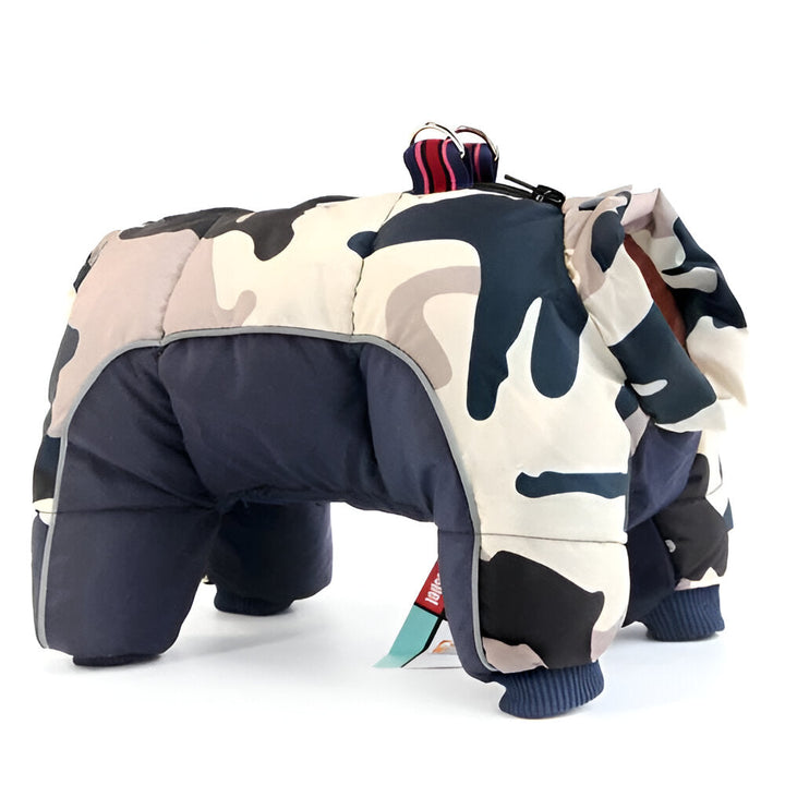Colverro™ Water-Resistant Dog Parka with Reflective Strip for Winter Walks