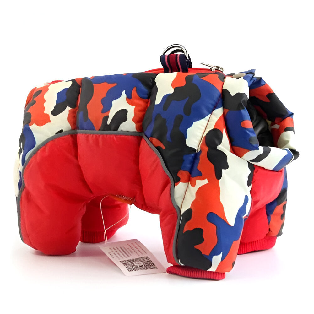 Colverro™ Water-Resistant Dog Parka with Reflective Strip for Winter Walks