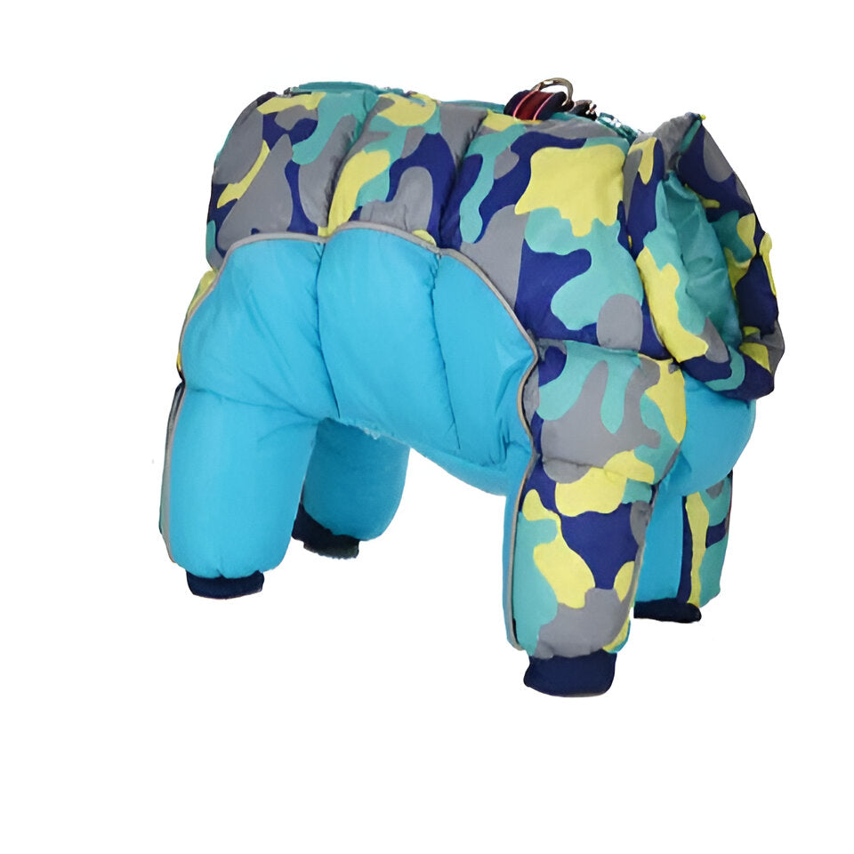 Colverro™ Water-Resistant Dog Parka with Reflective Strip for Winter Walks
