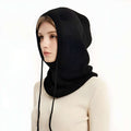 Colverro™ Cashmere-Feel Knit Hood Hat with Adjustable Drawstring