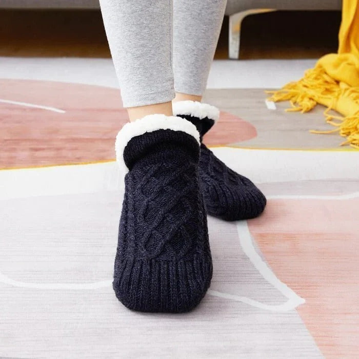 Colverro™ Fleece-Lined Thermal Socks with Silicone Non-Slip Grips
