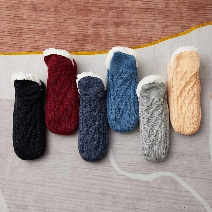 Colverro™ Fleece-Lined Thermal Socks with Silicone Non-Slip Grips