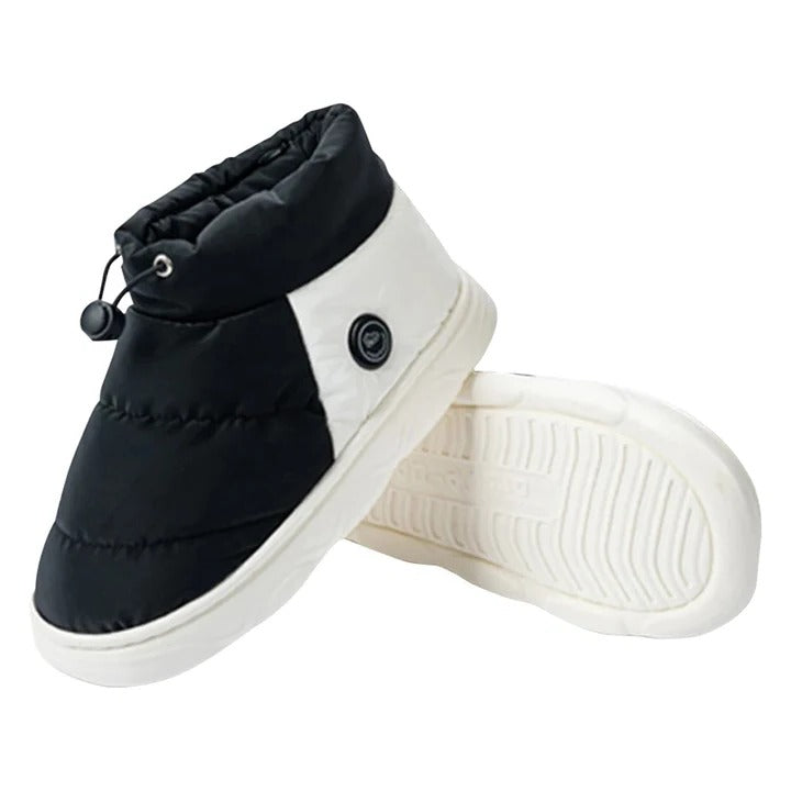 Colverro™ Rechargeable Heated Slippers with 3 Heat Settings and Grip Sole