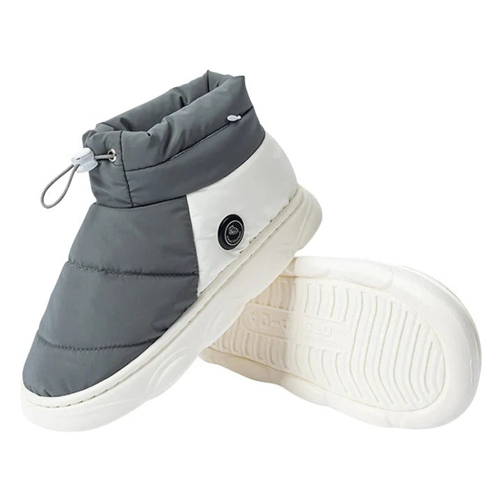 Colverro™ Rechargeable Heated Slippers with 3 Heat Settings and Grip Sole