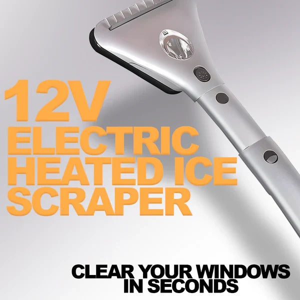 Colverro™ Electric Heated Windshield Ice Scraper with LED Light