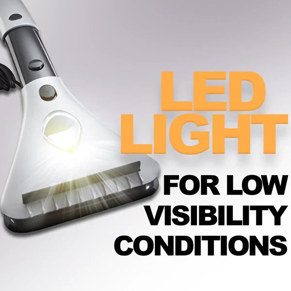 Colverro™ Electric Heated Windshield Ice Scraper with LED Light