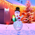 Colverro™ 5 ft Inflatable Snowman with Rotating LED Lights