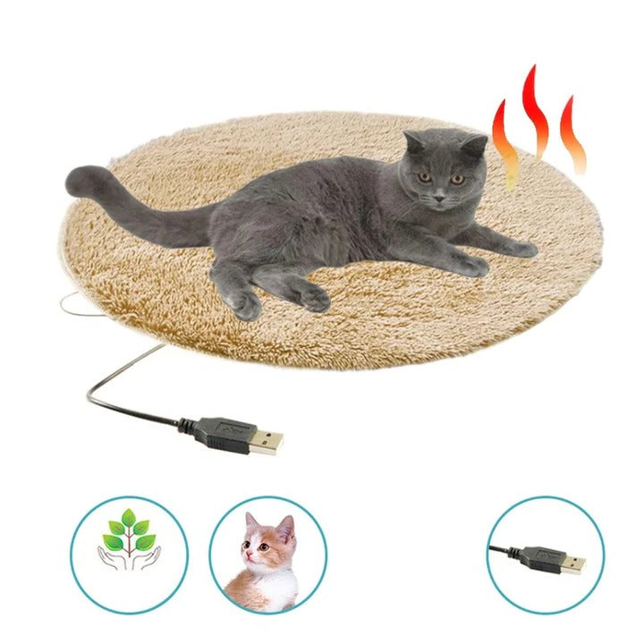 Colverro™ USB Heated Pet Pad with Steady All-Night Warmth