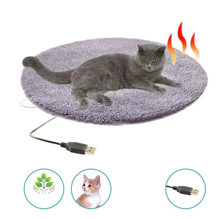 Colverro™ USB Heated Pet Pad with Steady All-Night Warmth