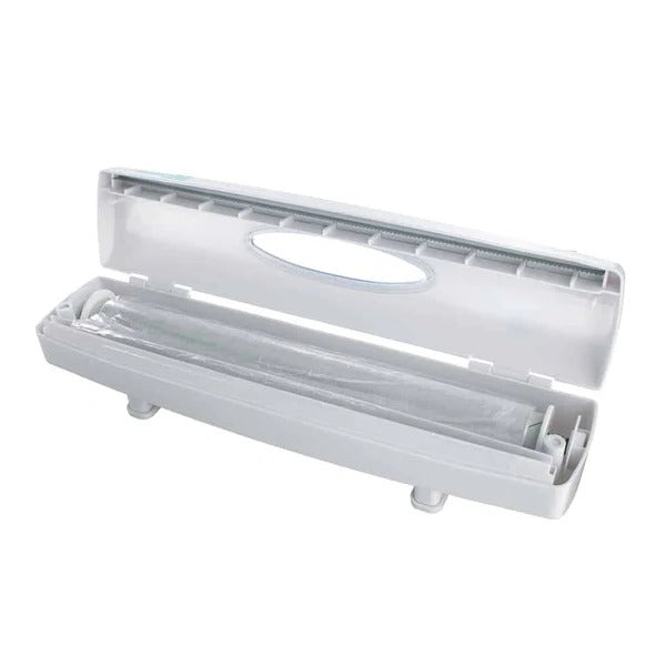 Colverro™ Food Wrap Dispenser with Built-In Cutter for Plastic Wrap and Foil